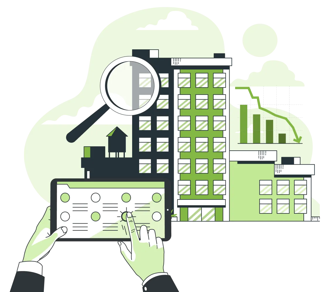 Building Analysis Illustration